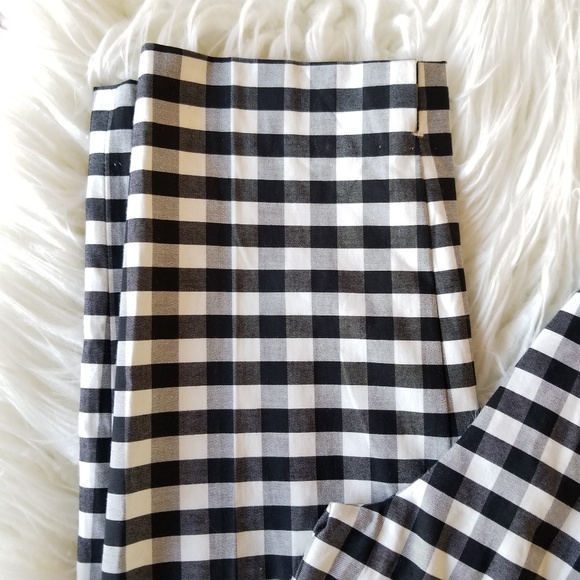 Talbots Buffalo Plaid Ankle Pants Size 4 - Picture 3 of 8